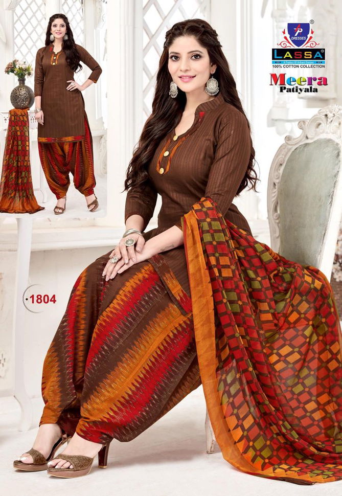 Arihant Lassa Meera 18 Casual Daily Wear Cotton Patiala Printed Dress Material